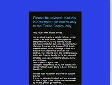 Tablet Screenshot of fetishfair.com